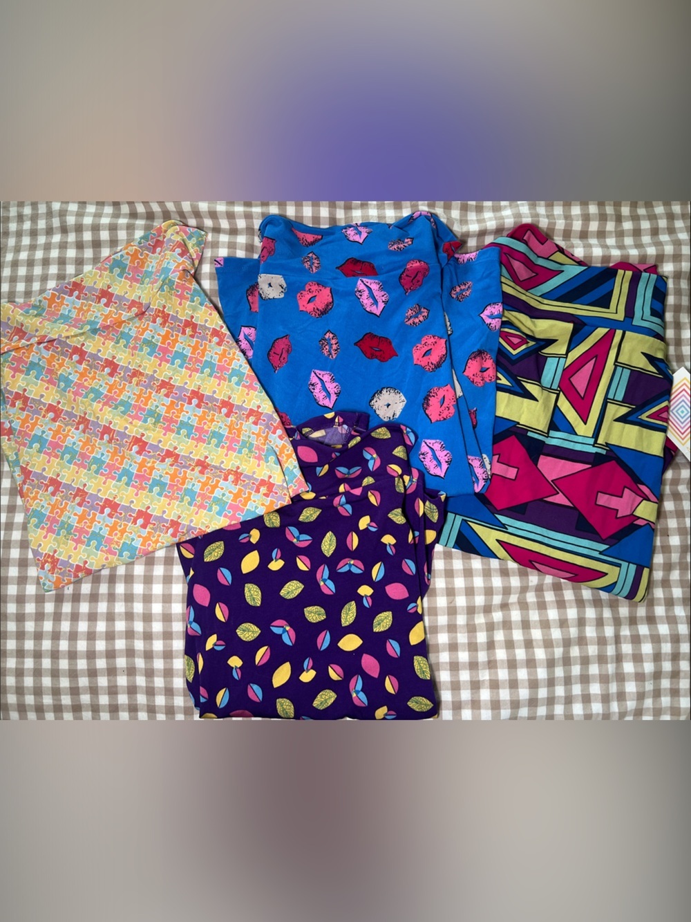 LuLaRoe Kid’s Azure Skirt Bundle of 4